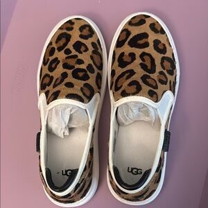 UGG Leopard Print Slip-On Shoes